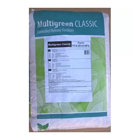 Multigreen Ferro15-0-25+4FE 25 kg